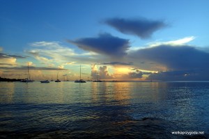 Bayahibe - zachód słońca