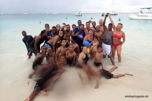 Bayahibe - staramy wtopić się w tłum